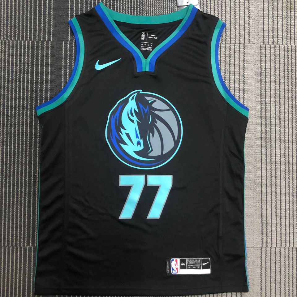 Maillot Mavericks Dončić 77 Nba Jerseys Hot Pressed