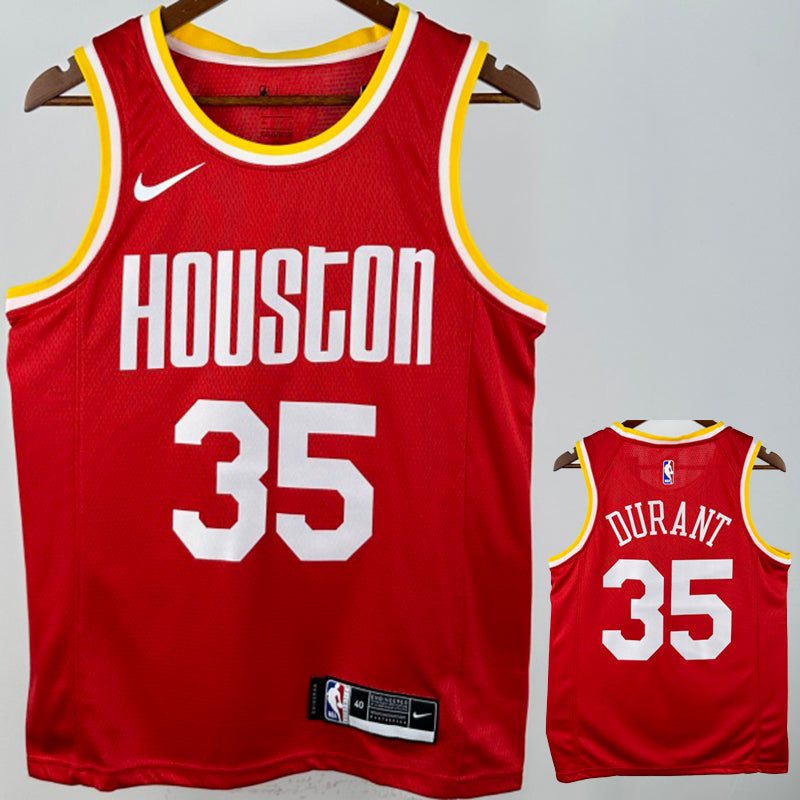 Maillot Rockets Durant 35 Rétro