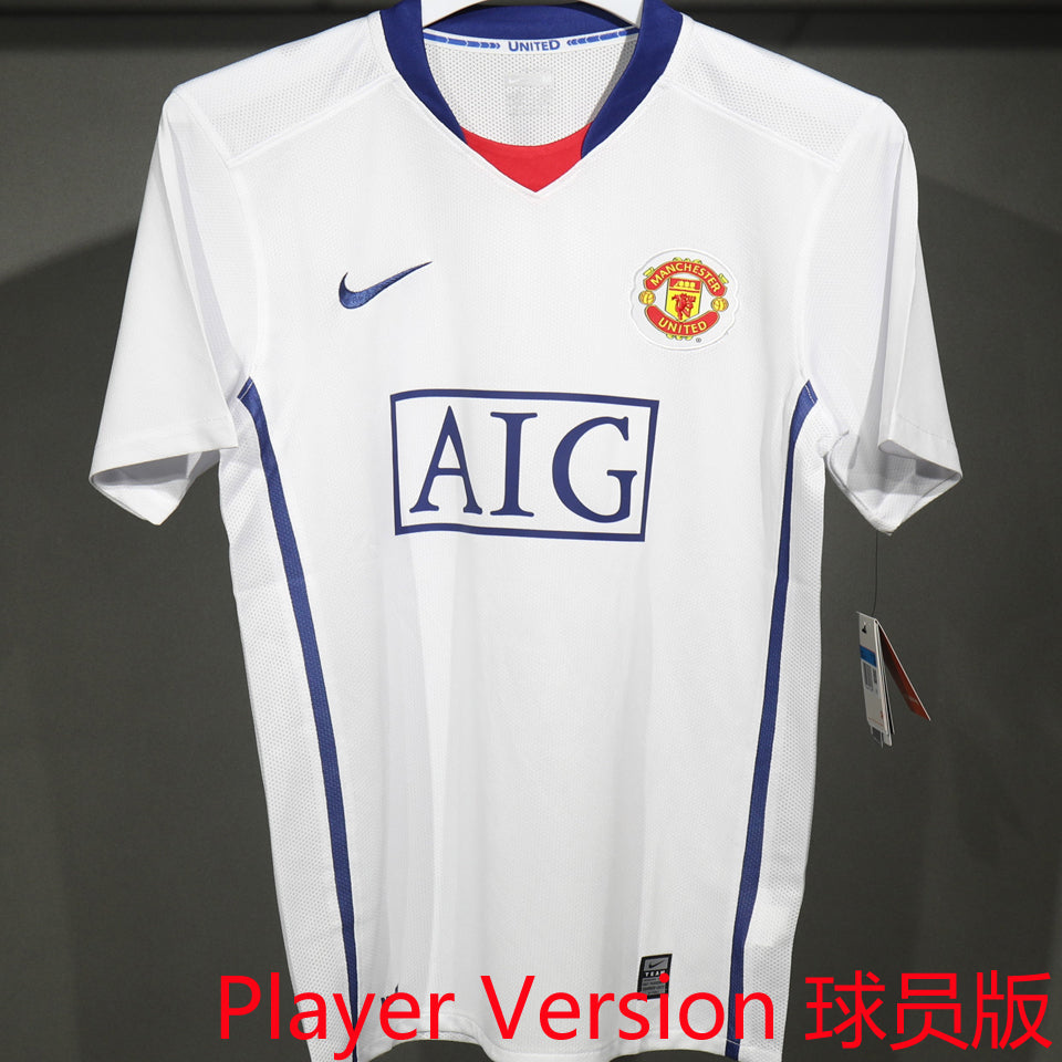 Maillot Manchester United Extérieur Rétro 2008 (Version Joueur)
