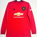 Maillot Manchester United Domicile Manches Longues Rétro 2019/20