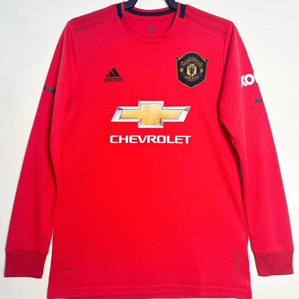 Maillot Manchester United Domicile Manches Longues Rétro 2019/20