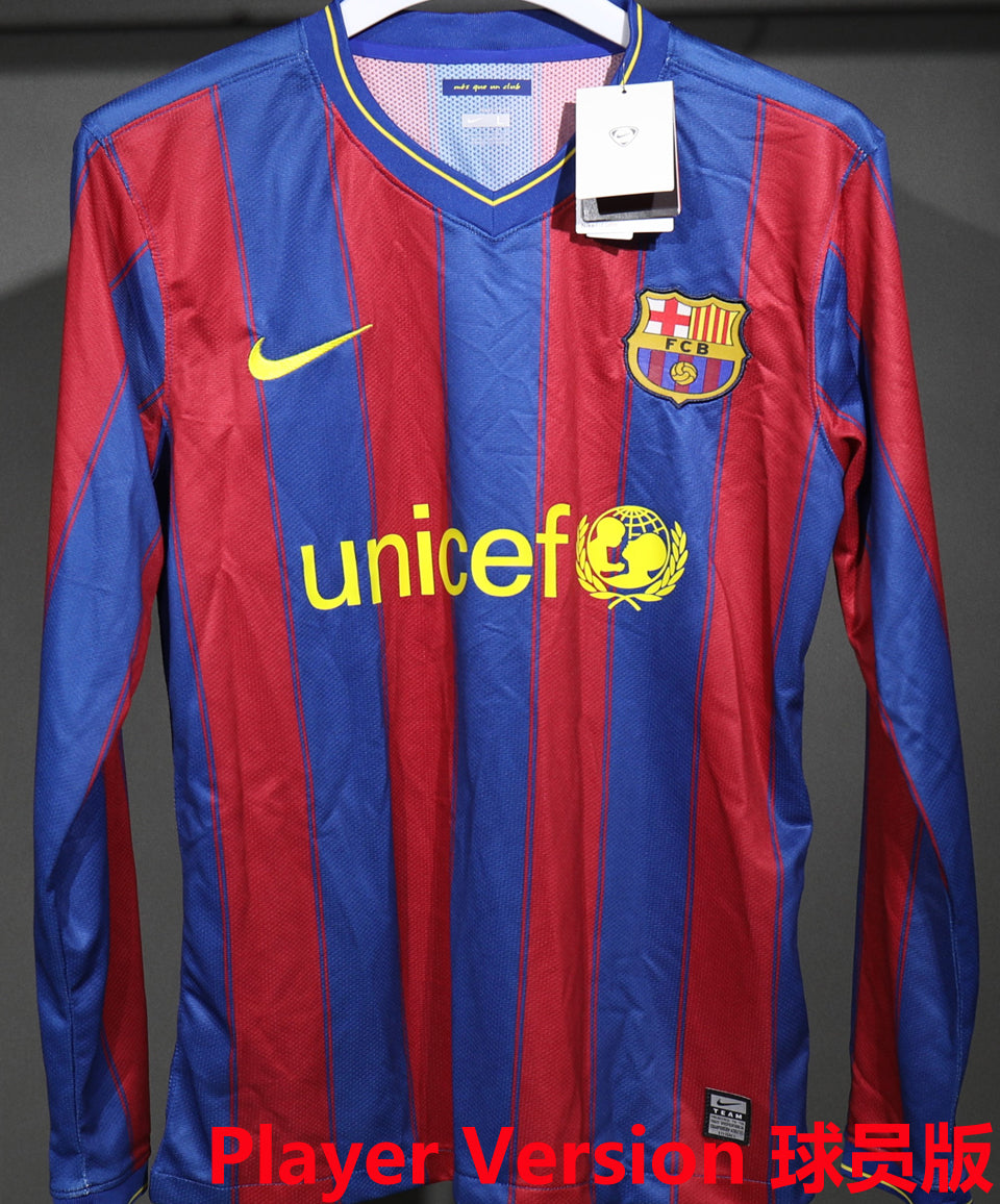 Maillot A Domicile Manches Longues Rétro (Version Joueur)