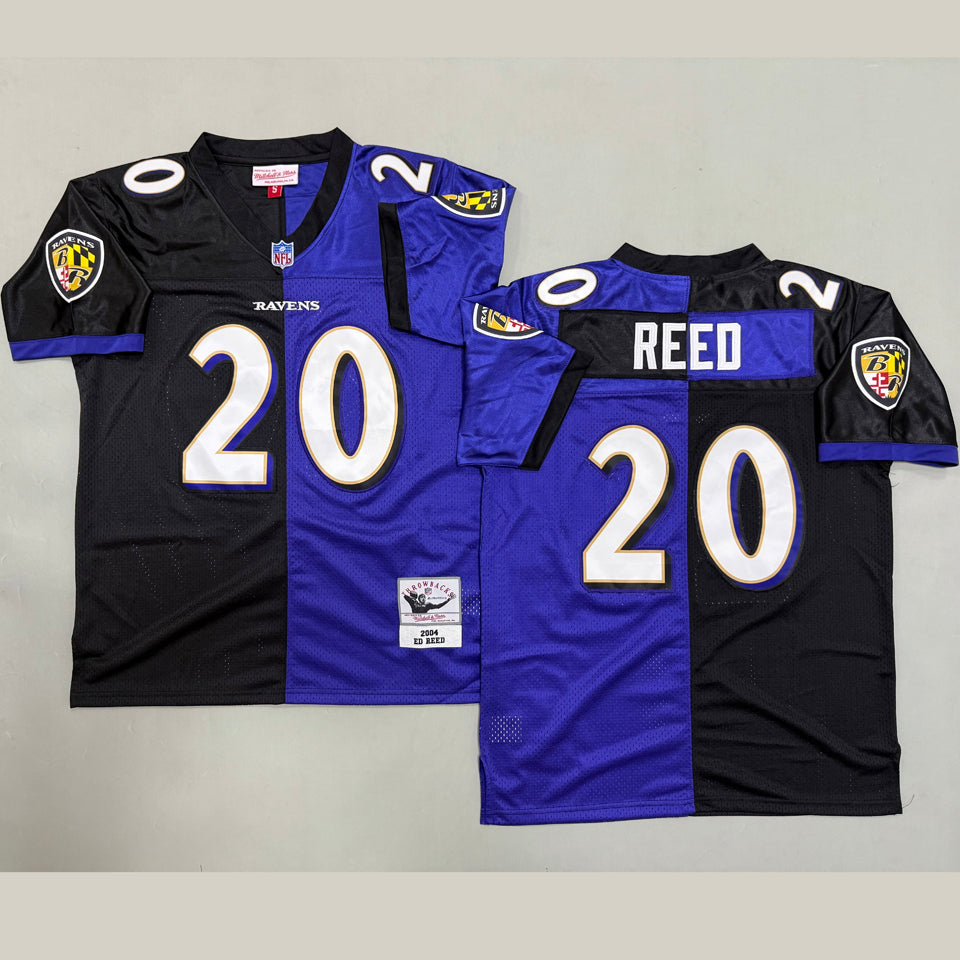 Maillot Reed 20 Men S Baltimore Ravens Rétro