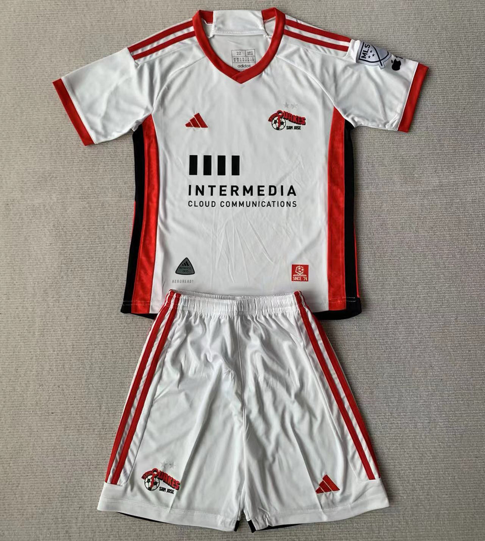 Maillot Sj Earthquakes Extérieur 2024/25 Enfant
