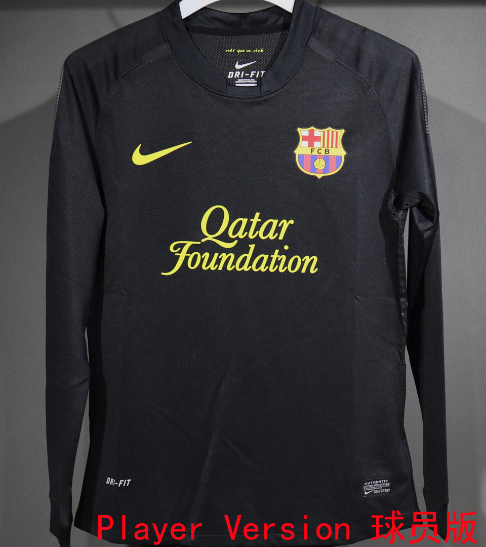 Maillot Barcelone Extérieur Manches Longues Rétro (Version Joueur)