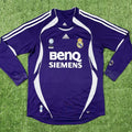 Maillot Real Madrid Extérieur Manches Longues Rétro 2006/07