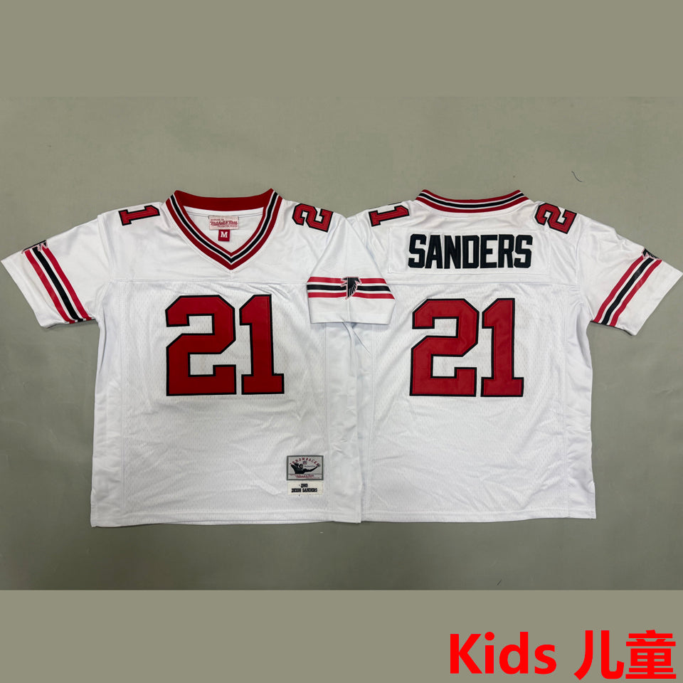Maillot Sanders 21 Atlanta Falcons Rétro Enfant