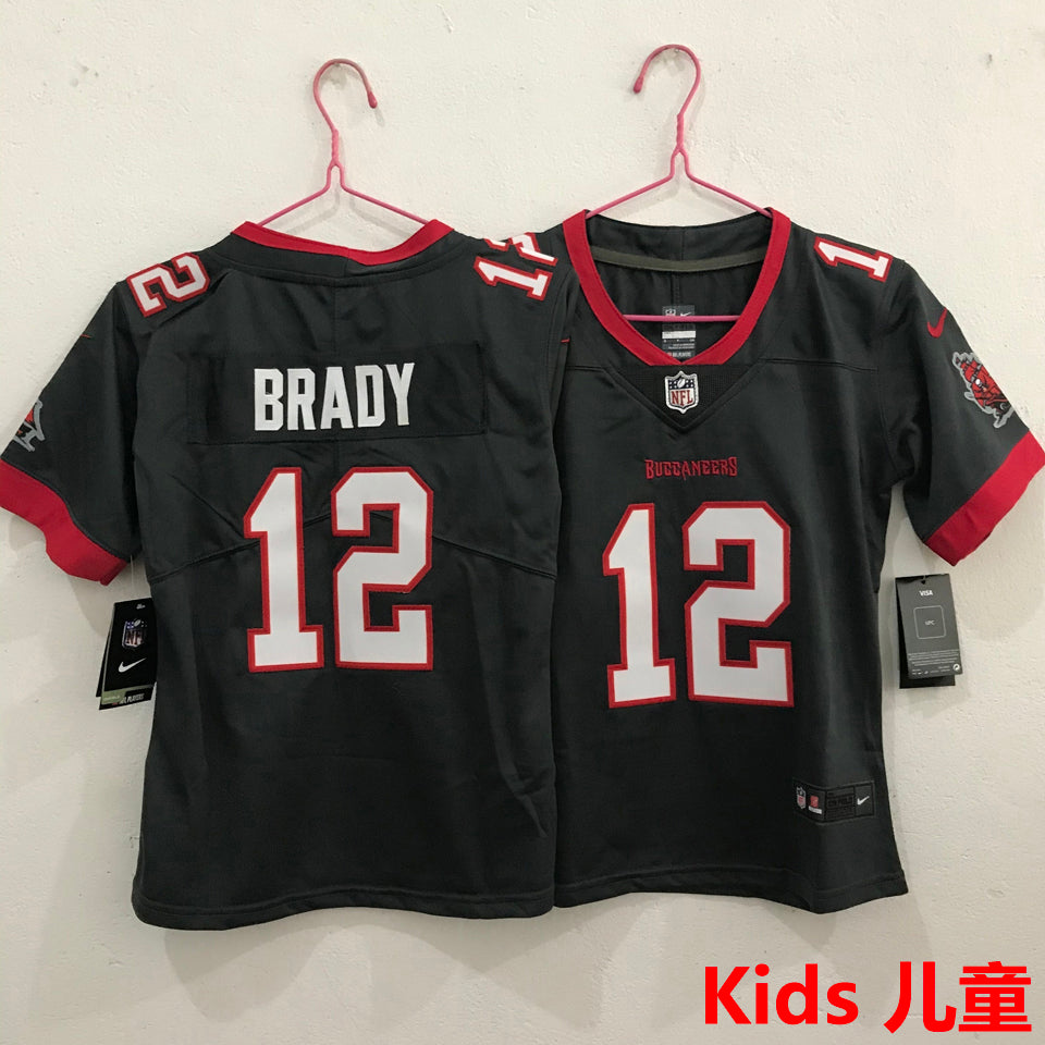 Maillot Brady 12 Tampa Bay Buccaneers Enfant