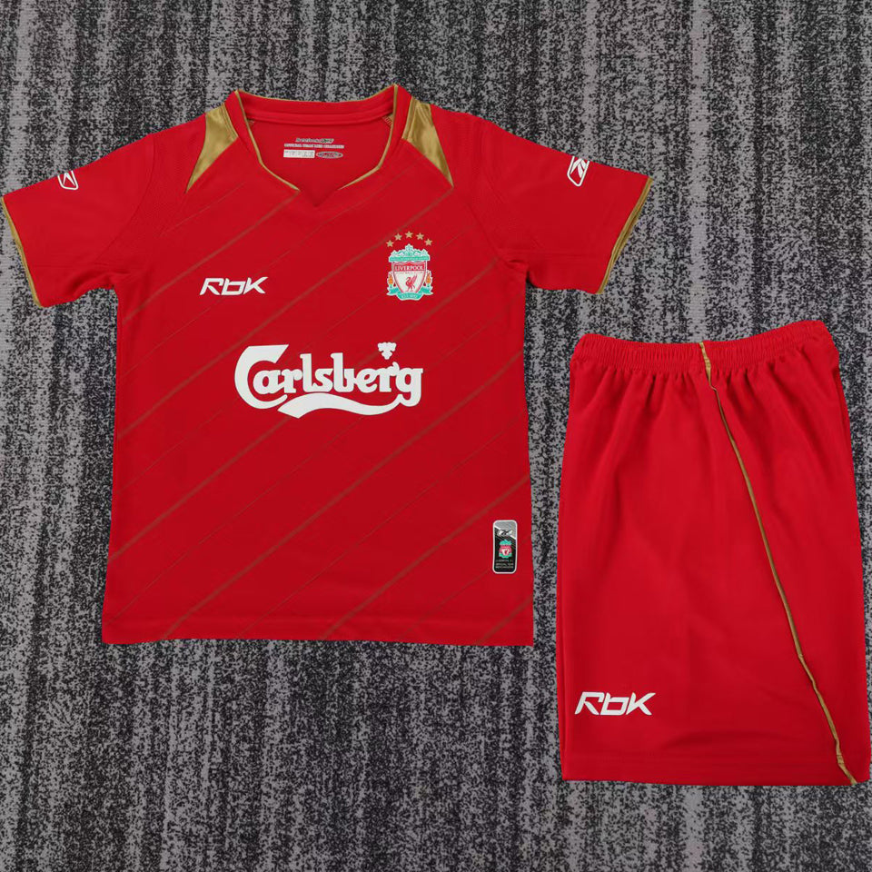 Maillot Liverpool Domicile Rétro 2005 Enfant