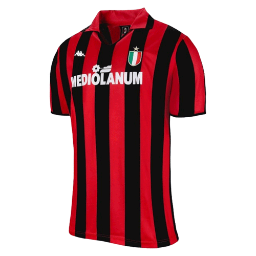 Maillot AC Milan Domicile Rétro 1988/89