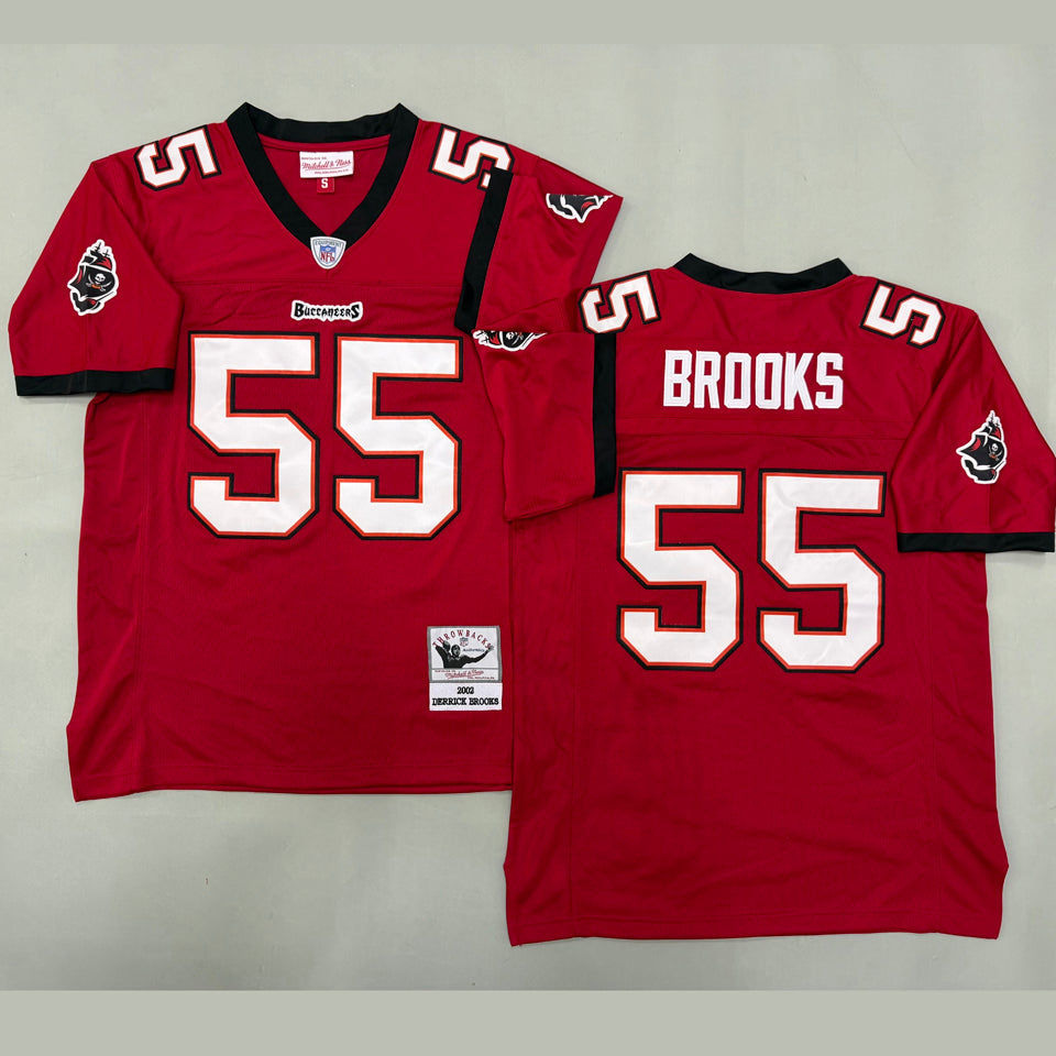 Maillot Brooks 55 Men S Tampa Bay Buccaneers Rétro
