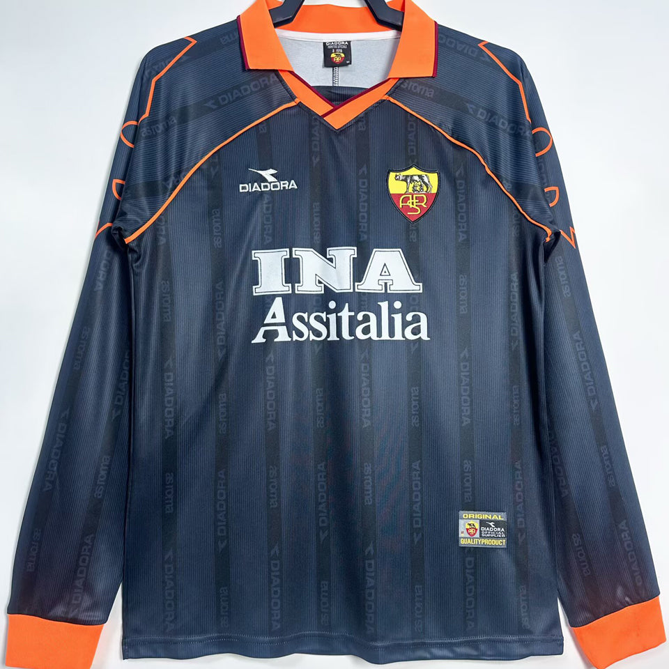 Maillot AS Roma Third Manches Longues Rétro 1999
