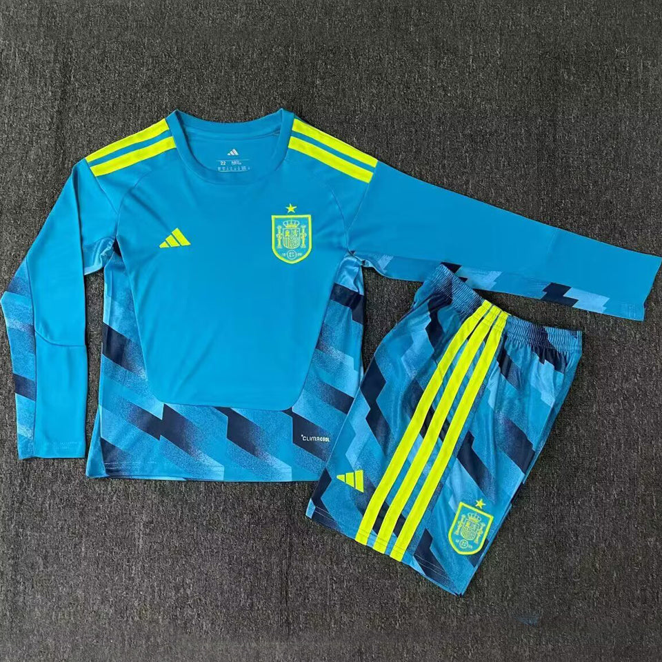 Maillot Espagne Gardien Manches Longues 2026 Enfant