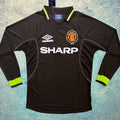 Maillot Manchester United Extérieur Manches Longues Rétro 1998/99