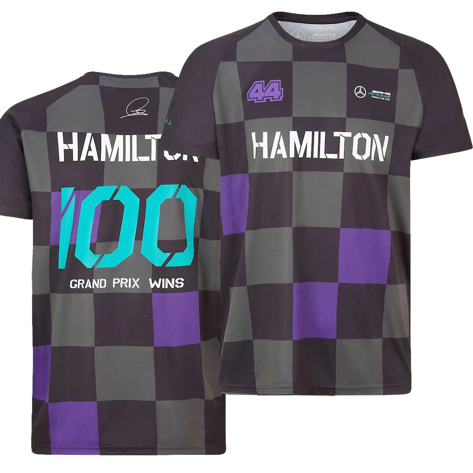 Maillot Hamilton 100 Grand Prix Wins Mercedes F1 Team T Shirt