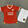 Maillot Manchester United Domicile Rétro 2006/07 Enfant
