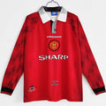 Maillot Manchester United Domicile Manches Longues Rétro 1996/97