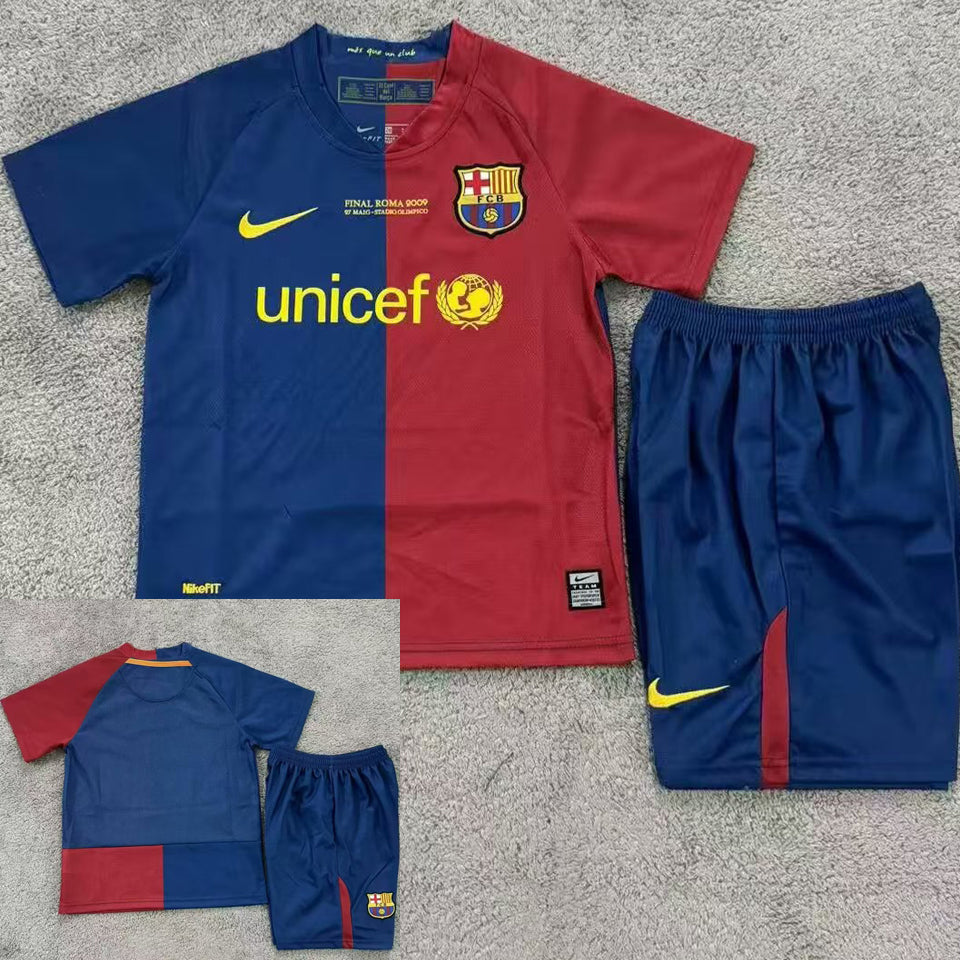 Maillot Barcelone Domicile Rétro 2008/09 Enfant