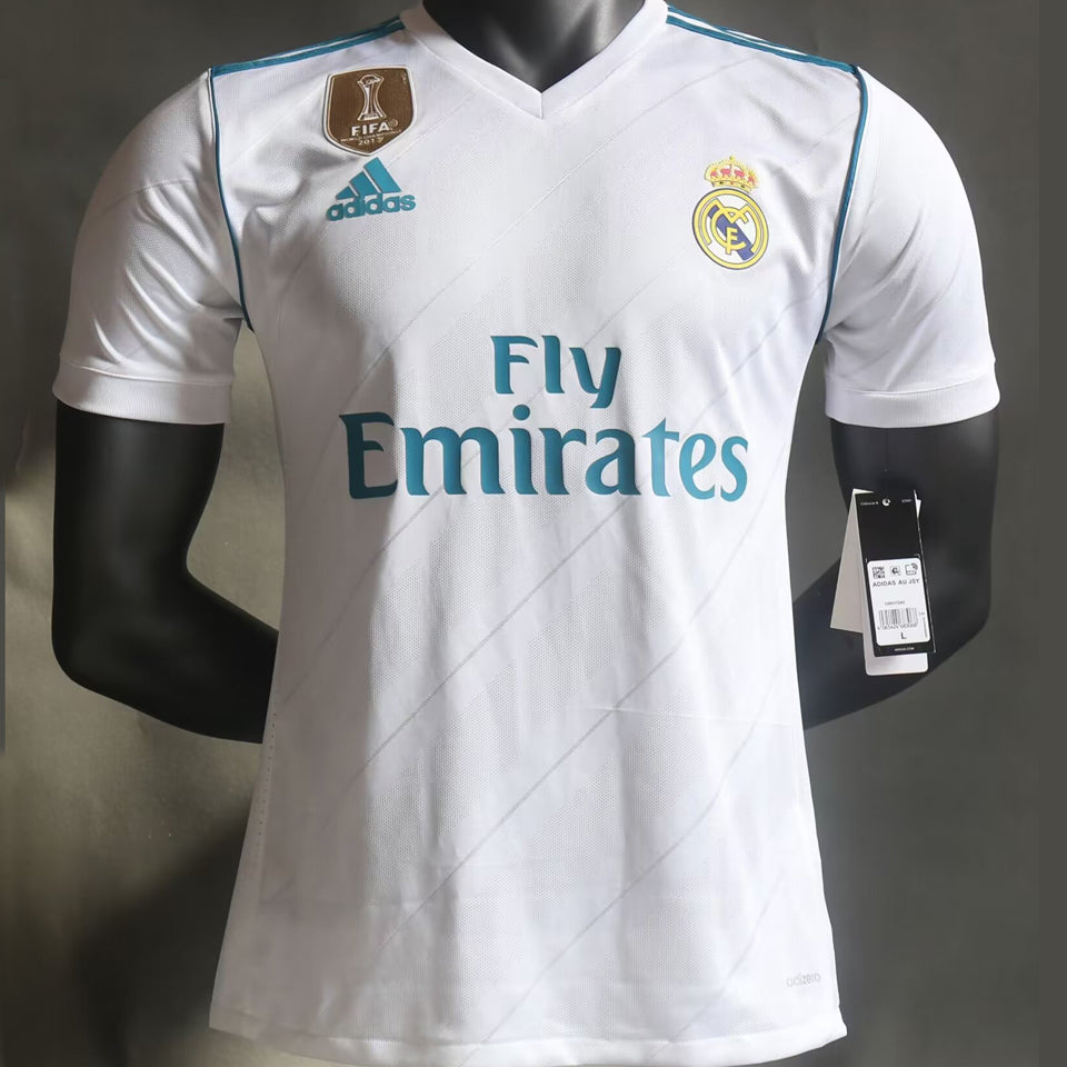 Maillot Real Madrid Domicile Rétro 2017/18 (Version Joueur)