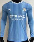 Maillot Manchester City Domicile Manches Longues 2023/24 (Version Joueur)