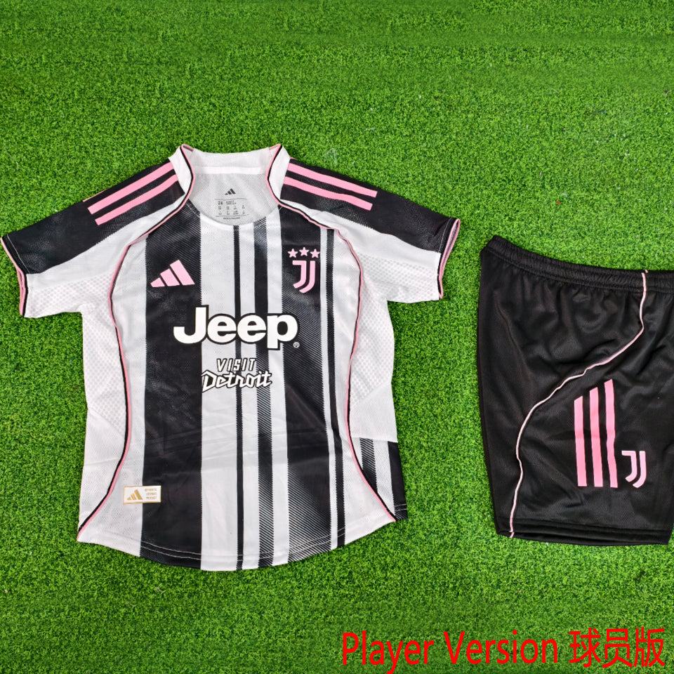 Maillot Juventus Domicile 2025/26 Enfant (Version Joueur)