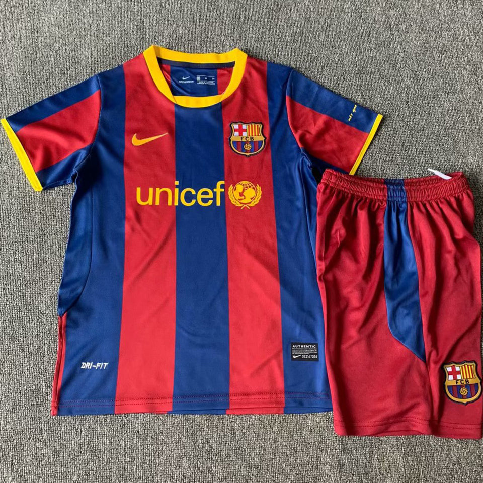 Maillot Barcelone Domicile Rétro 2010/11 Enfant