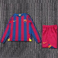 Maillot Barcelone Domicile Manches Longues Rétro Enfant