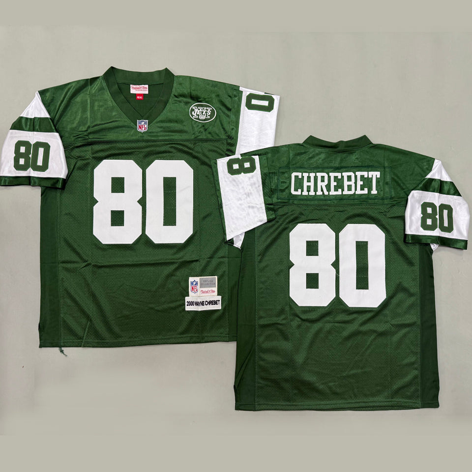 Maillot Chrebet 80 Men S New York Jets Rétro