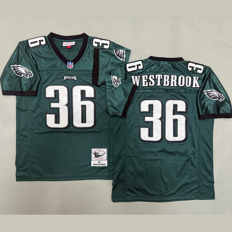 Maillot Westbrook 36 Men S Philadelphia Eagles Rétro