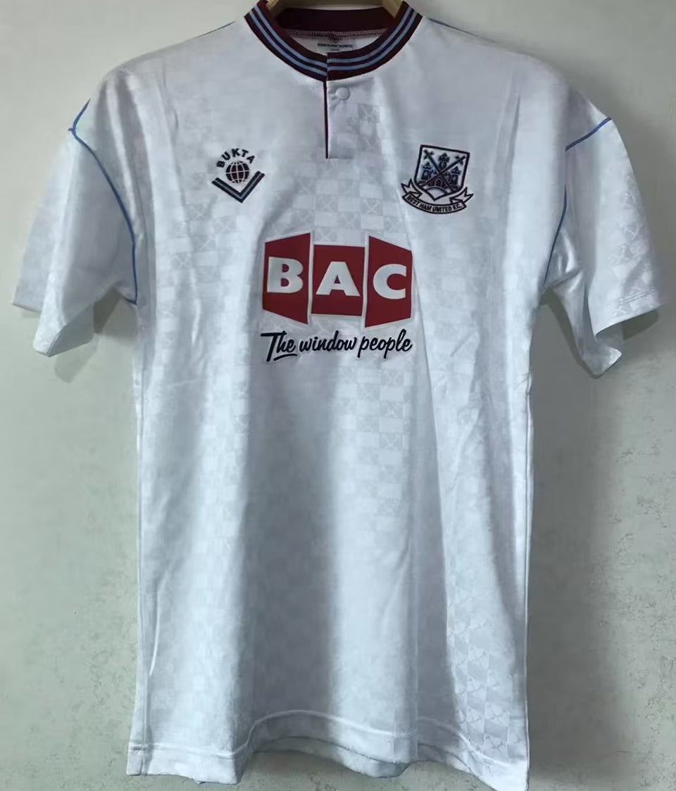 Maillot West Ham Extérieur Rétro 1989/90