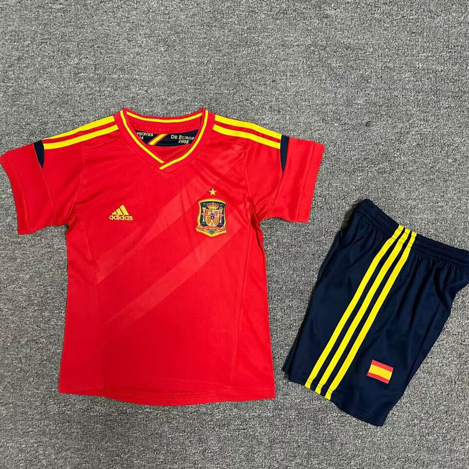 Maillot Espagne Domicile Rétro 2012 Enfant
