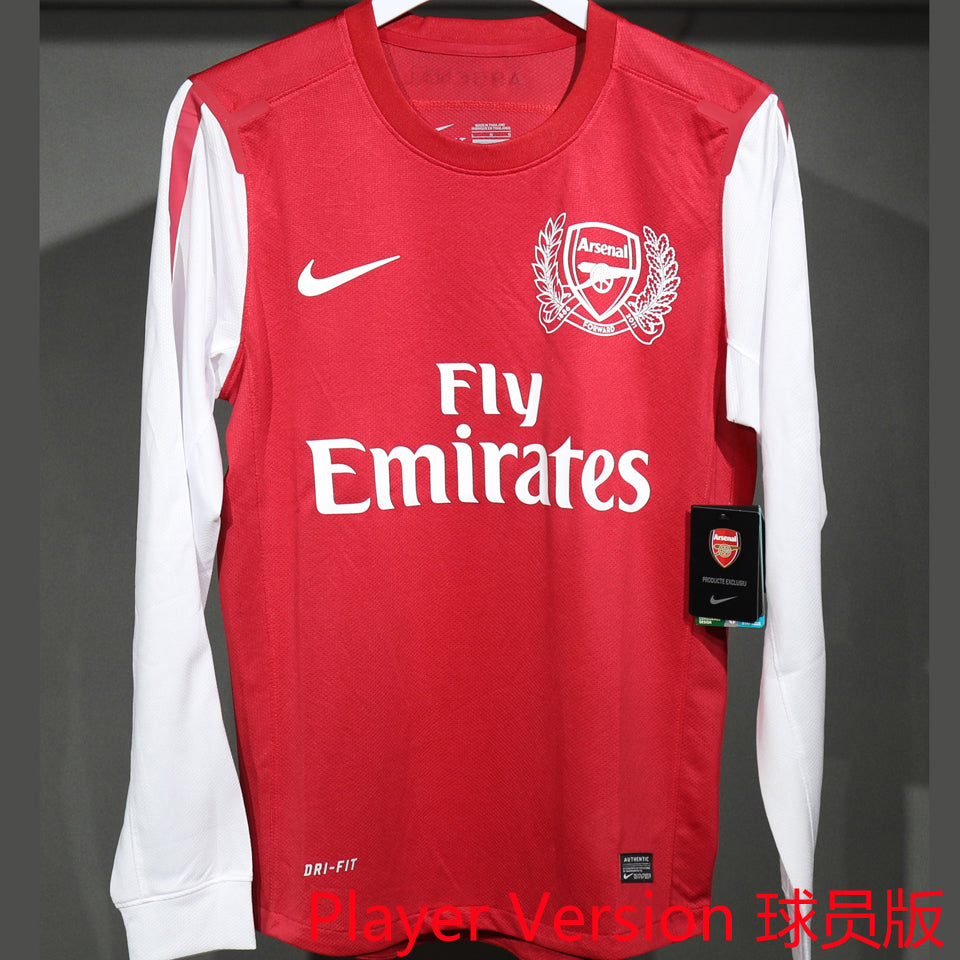 Maillot Arsenal Manches Longues Rétro (Version Joueur)