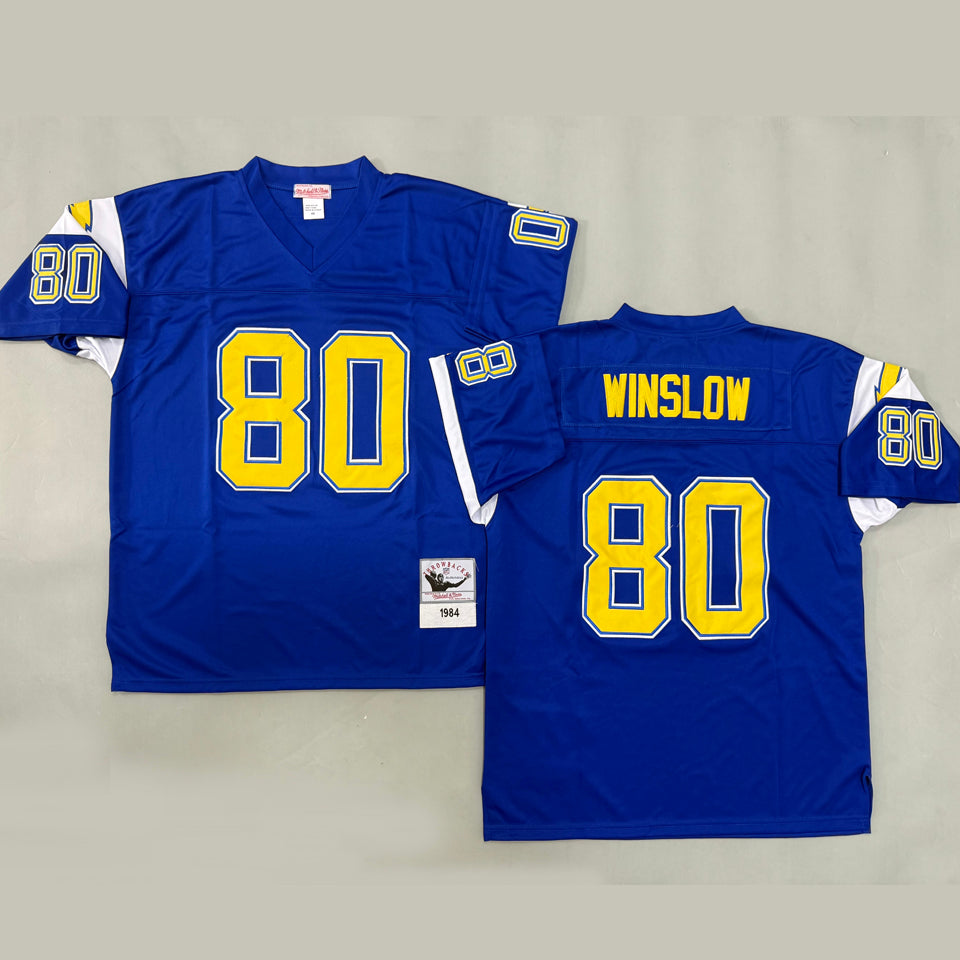 Maillot Winslow 80 Men S Los Angeles Chargers Rétro
