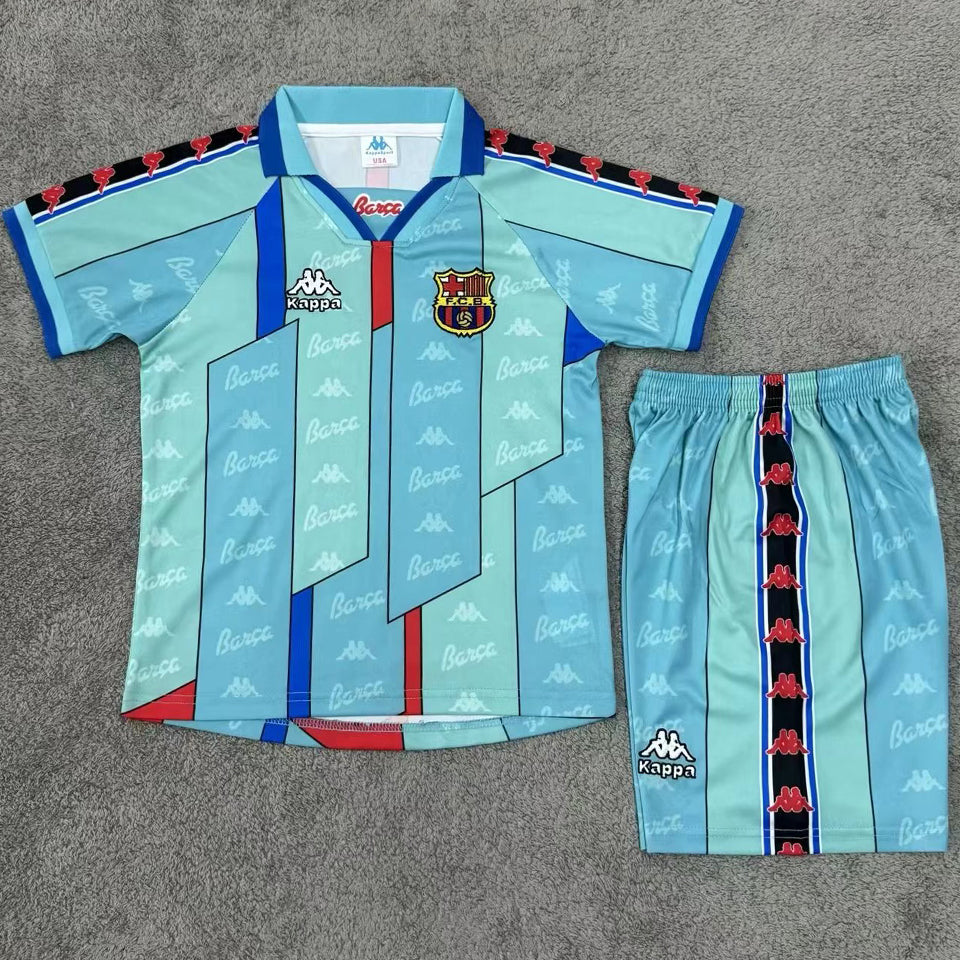 Maillot Barcelone Extérieur Rétro 1996/97 Enfant