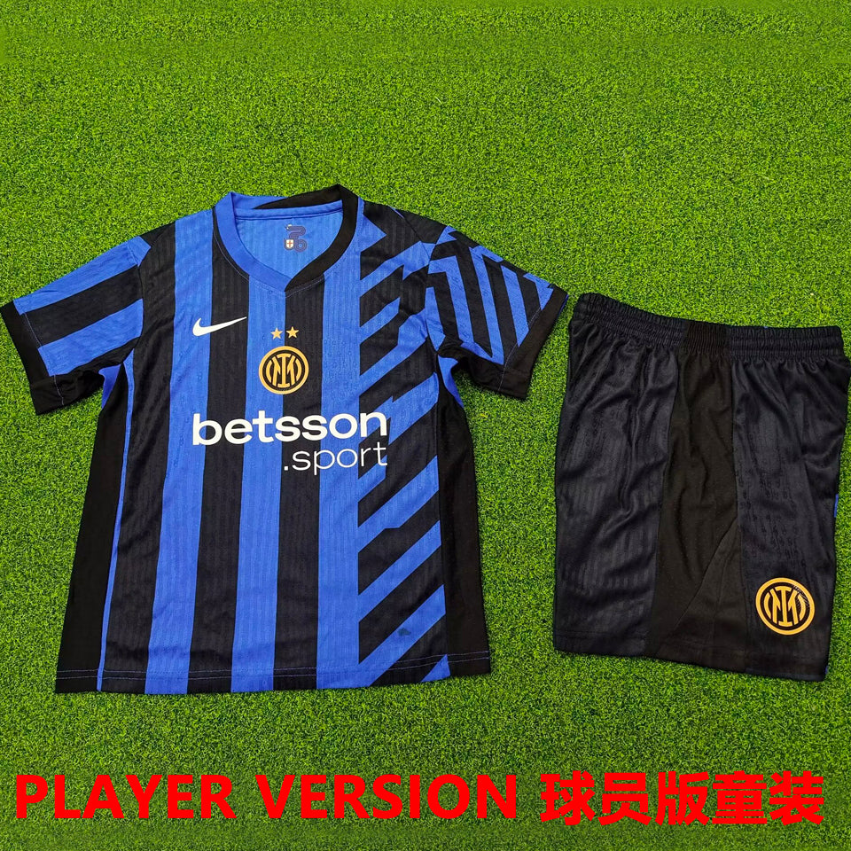 Maillot Inter Milan Domicile 2024/25 Enfant (Version Joueur)
