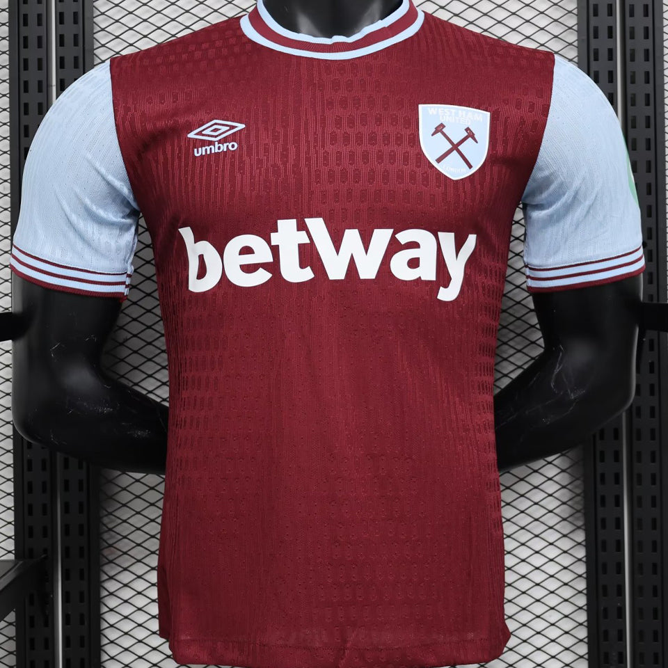 Maillot West Ham Domicile 2024/25 (Version Joueur)