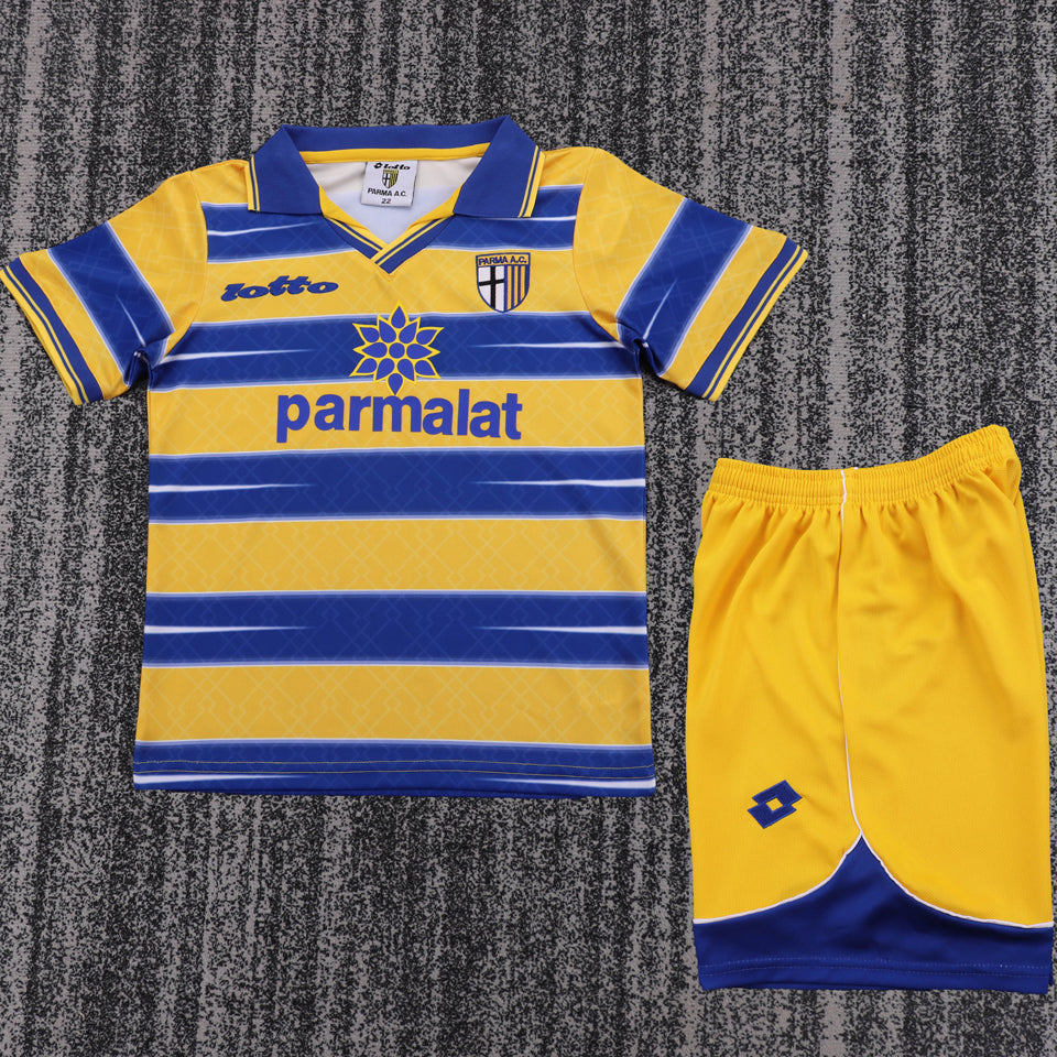 Maillot Parma Domicile Rétro 1998 Enfant