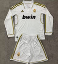 Maillot Real Madrid Domicile Manches Longues Rétro Enfant