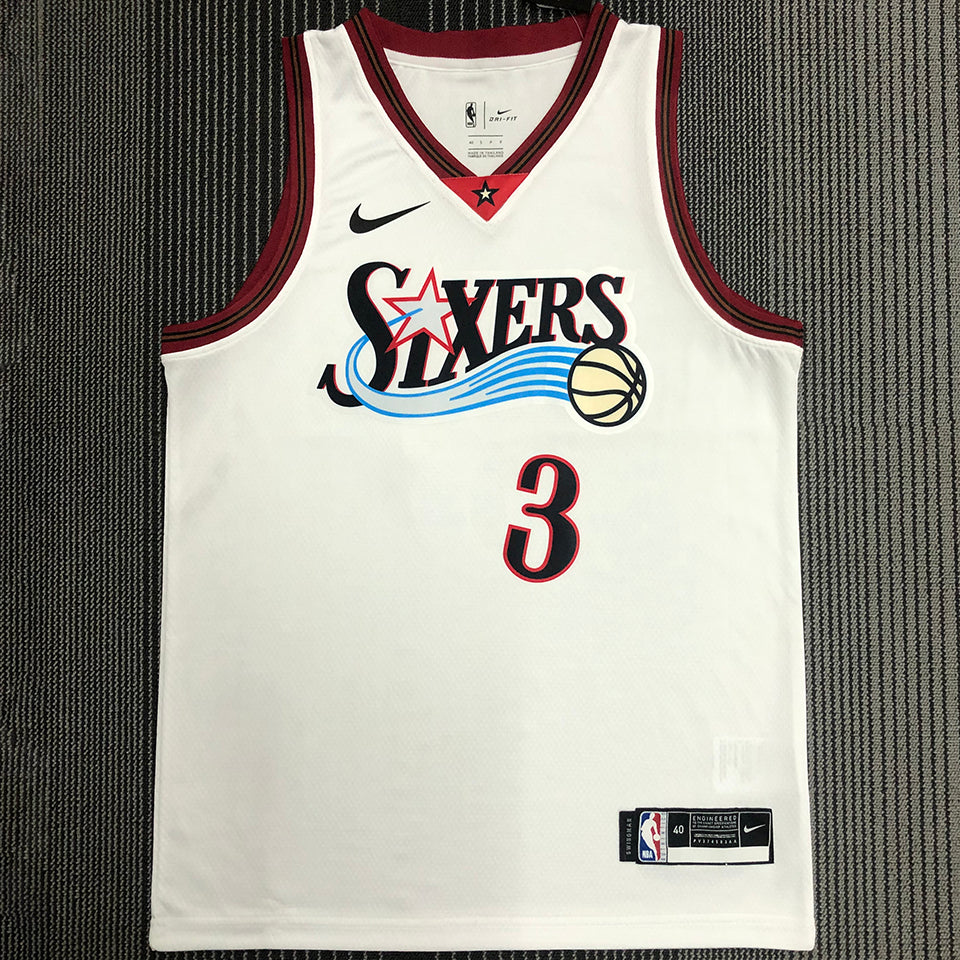 Maillot 76Ers Iverson 3 Rétro