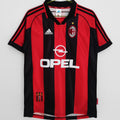 Maillot AC Milan Domicile Rétro 1998/99