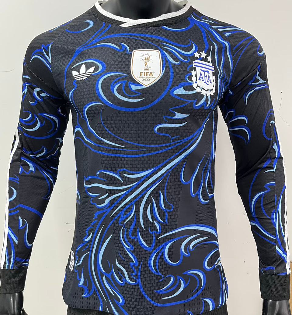 Maillot Argentine Extérieur Manches Longues 2026/27 (Version Joueur)