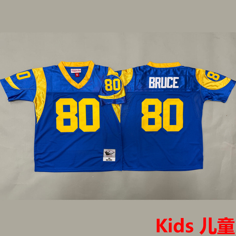 Maillot Bruce 80 Los Angeles Rams Rétro Enfant