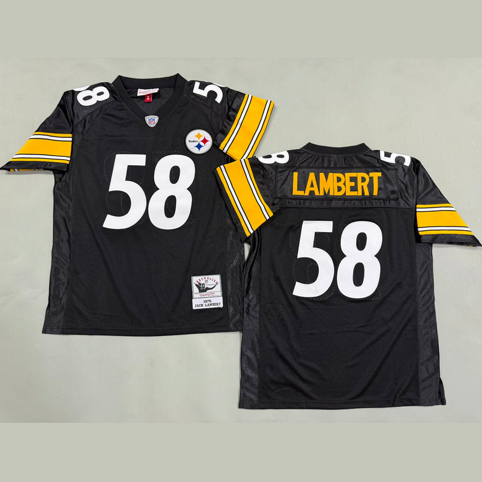 Maillot Lambert 58 Men S Pittsburgh Steelers Rétro