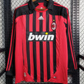 Maillot AC Milan Domicile Manches Longues Rétro 2007/08