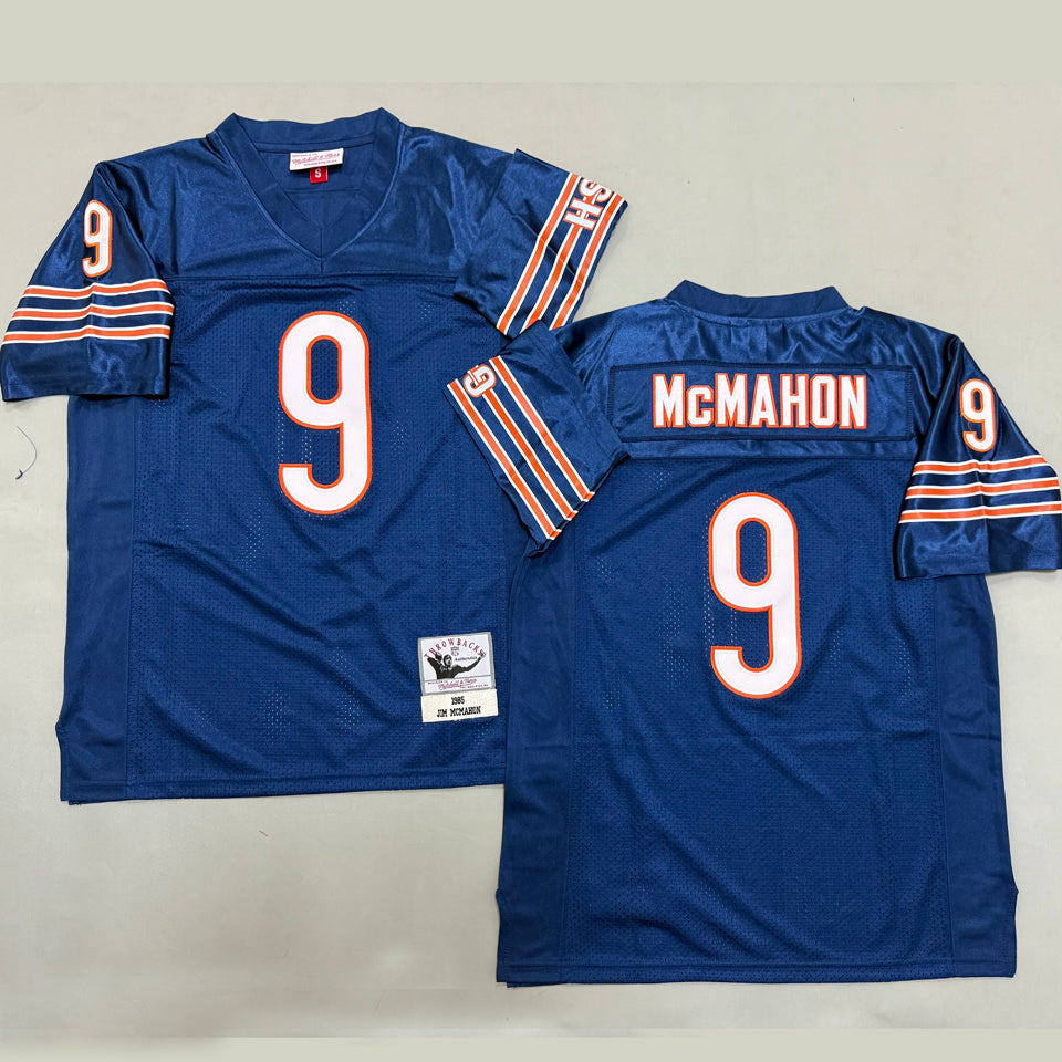 Maillot Mcmahon 9 Men S Chicago Bears Rétro