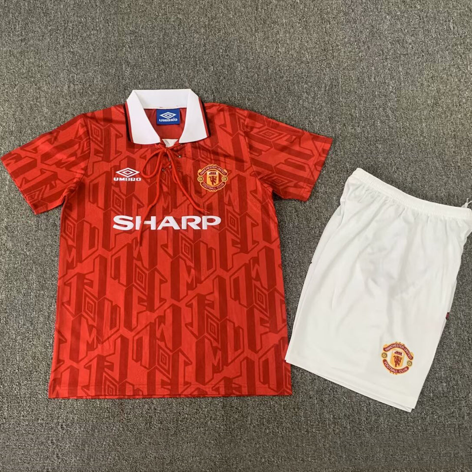 Maillot Manchester United Domicile Rétro Enfant