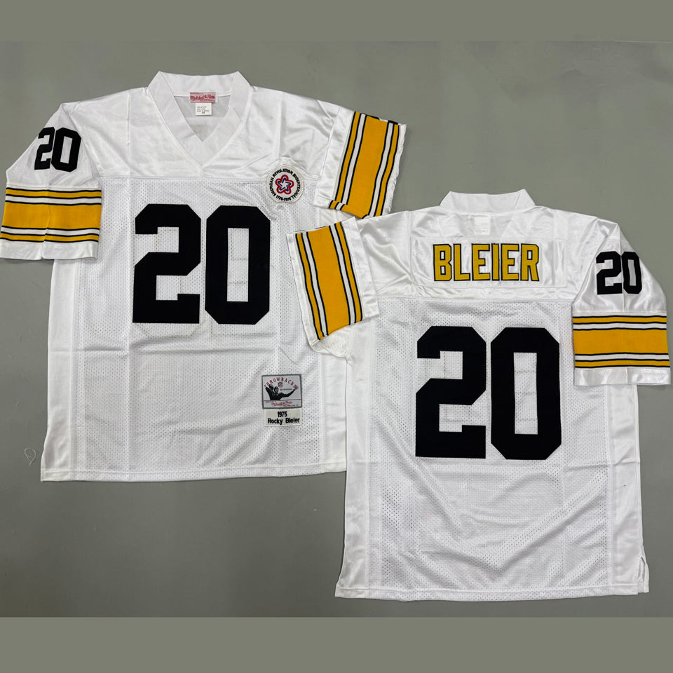 Maillot Bleier 20 Men S Pittsburgh Steelers Rétro
