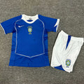 Maillot Brésil Extérieur Rétro 2004 Enfant