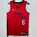 Maillot Miami Heat James 6 2025