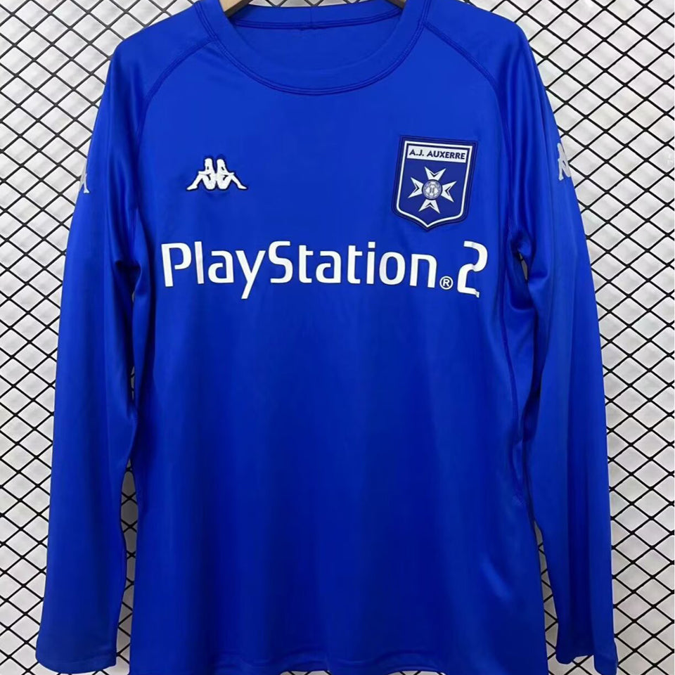 Maillot Aj Auxerre Extérieur Manches Longues Rétro